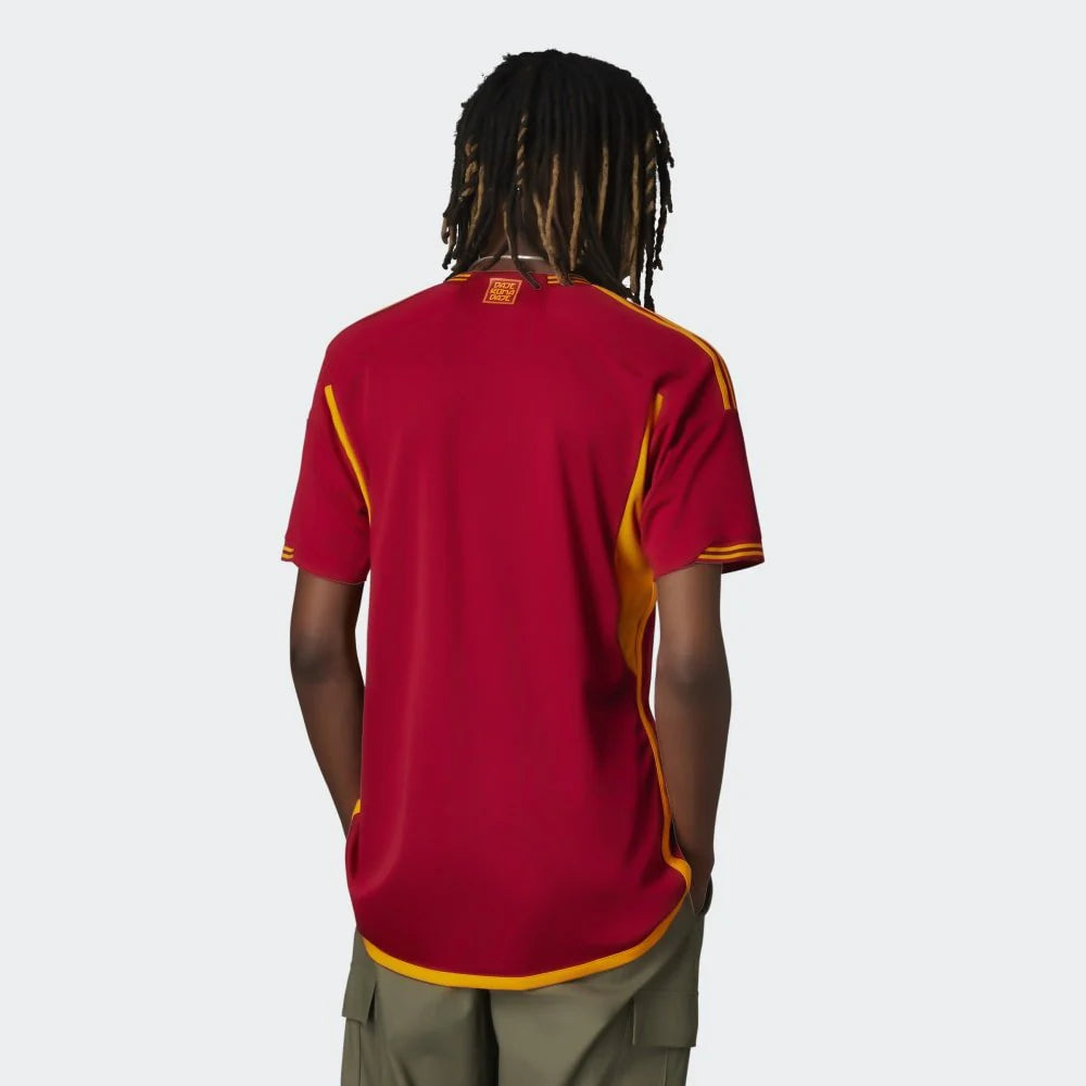 adidas Mens AS Roma Home Jersey 23