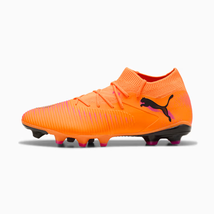 PUMA Future 8 Match FG AG Mens Soccer Cleats Orange Black