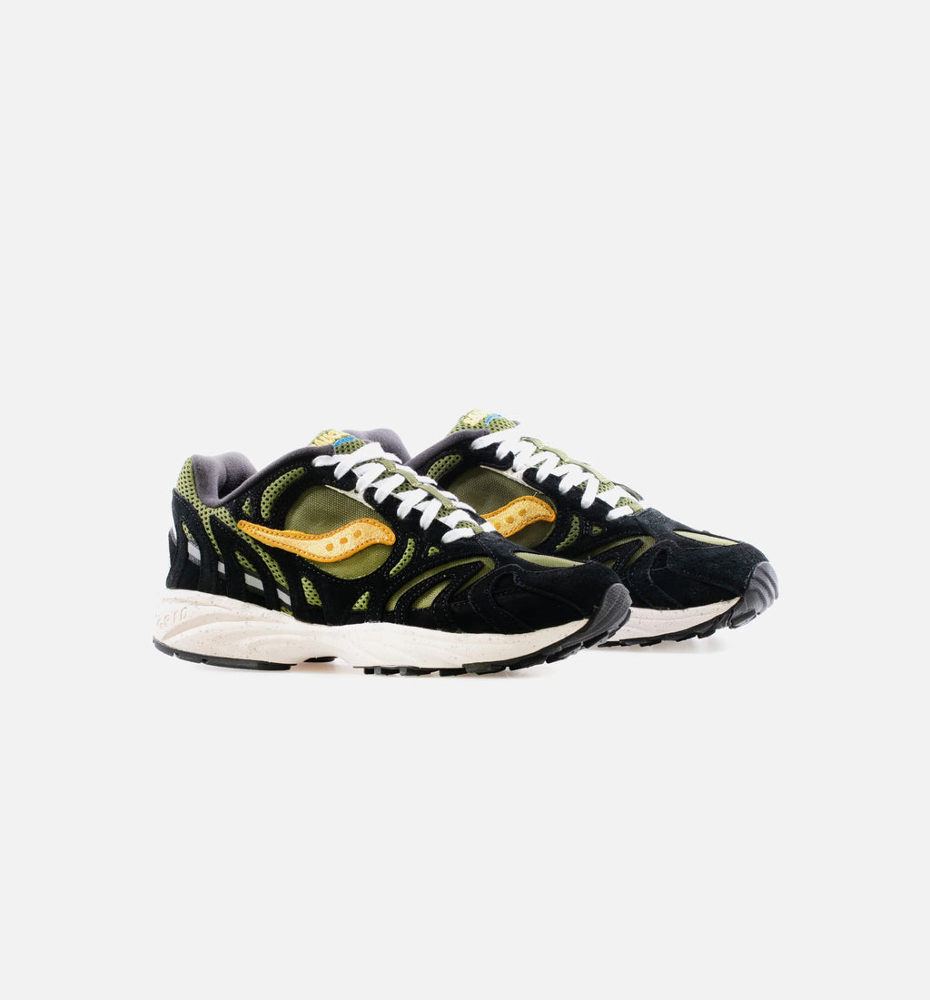 Grida Azura 2000 Mens Running Shoe Black Yellow
