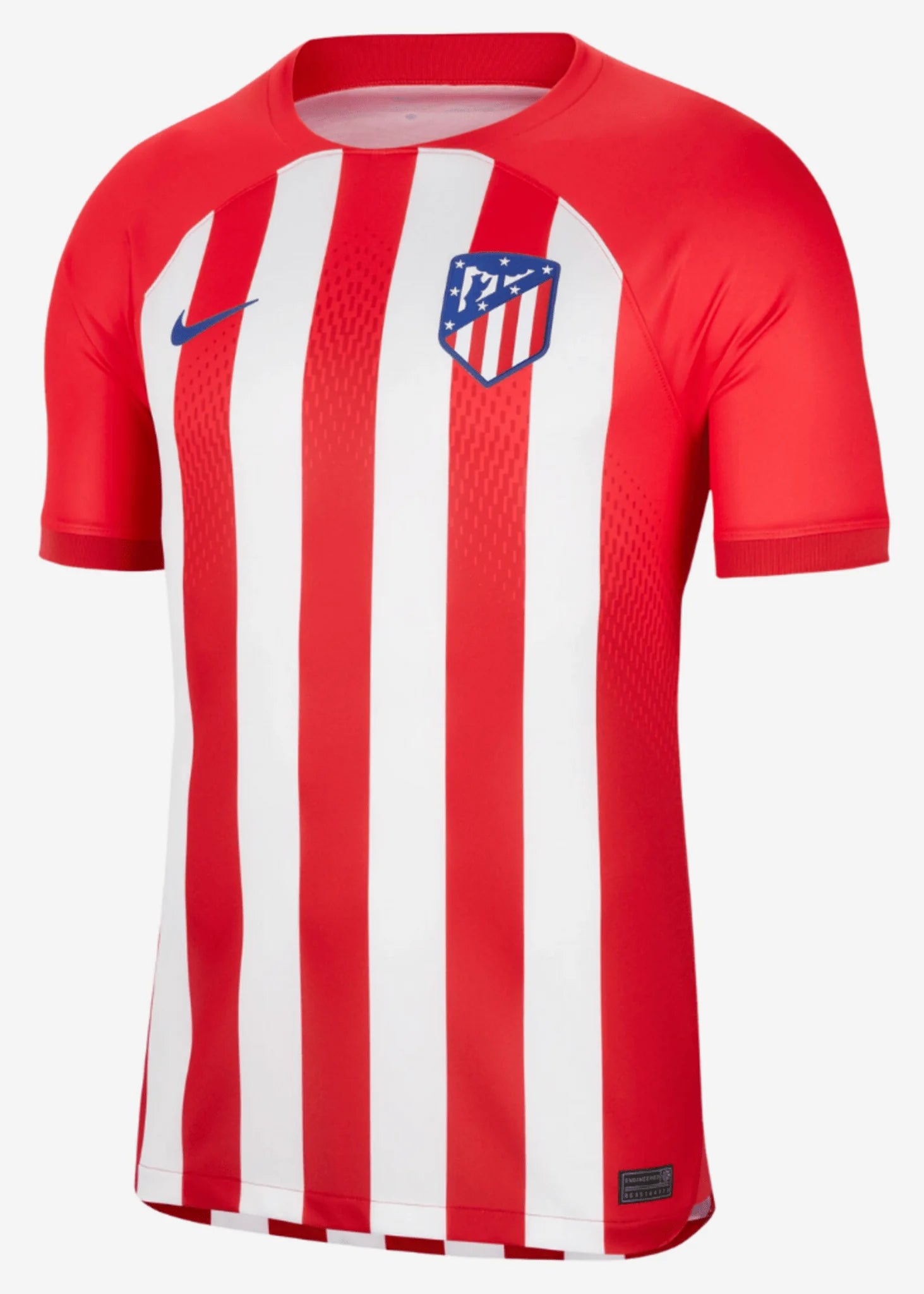 Nike Mens Atletico Madrid 2023 24 Stadium Home Jersey Sport Red Global Red White Old