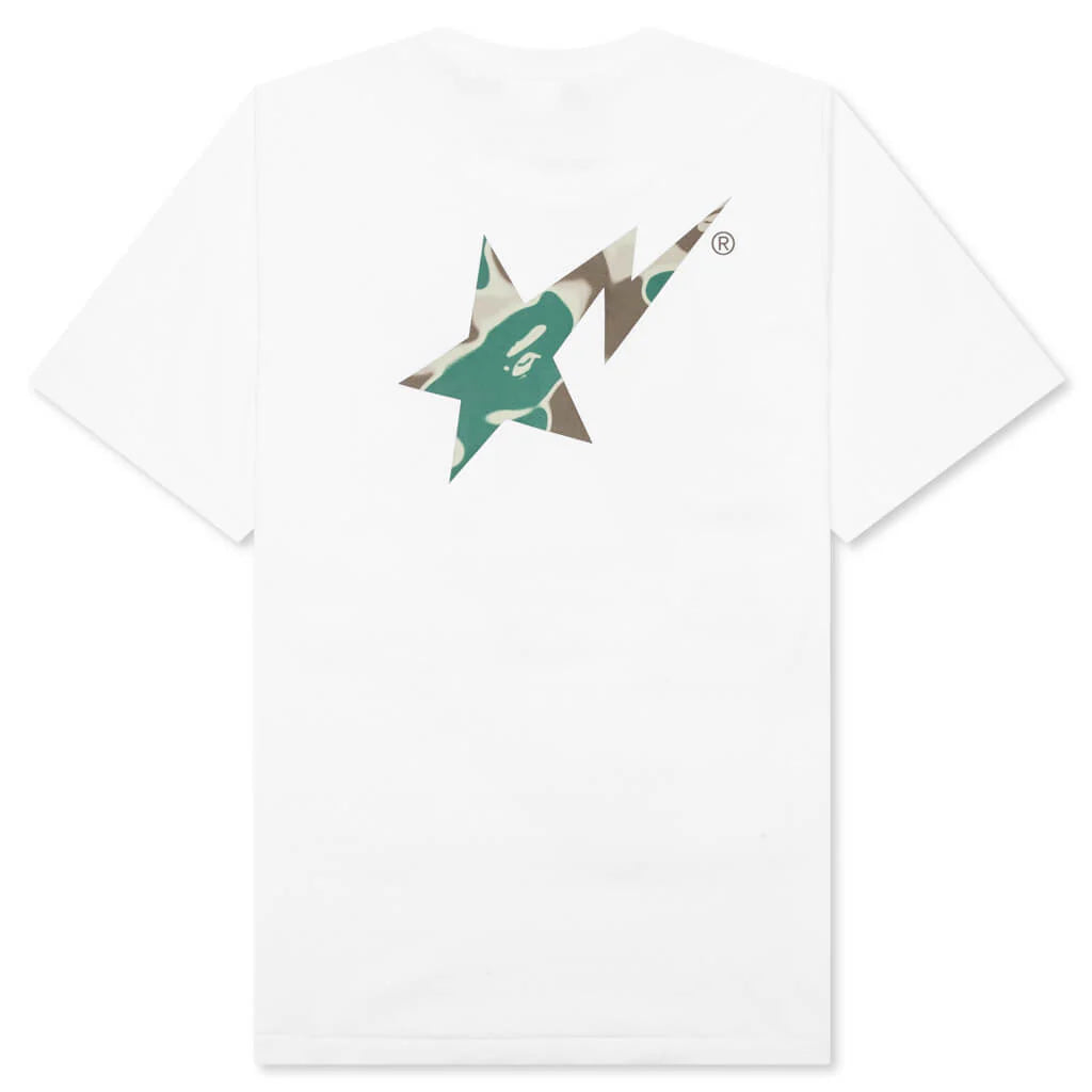 Liquid Camo Bape Sta Logo Tee White