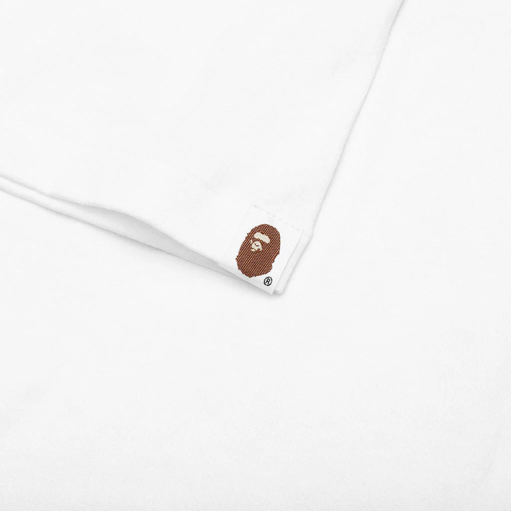 Bape Thermography College Tee White