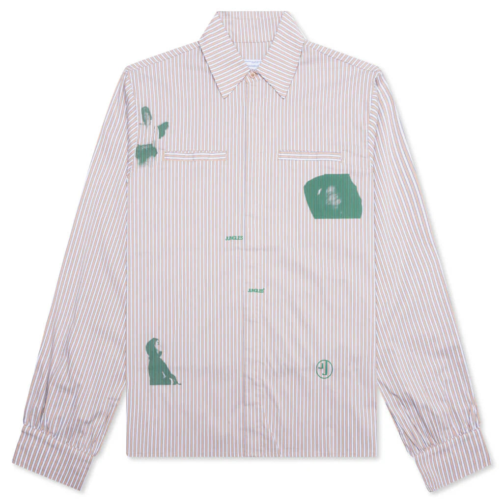 Movement Stripe L S Button Up Shirt Stripe