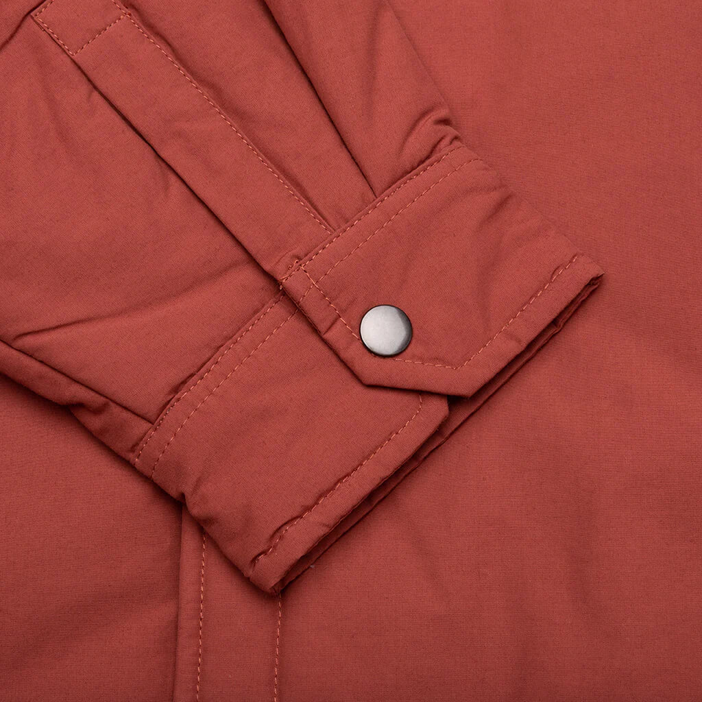 Padded Tech Over Shirt Brick