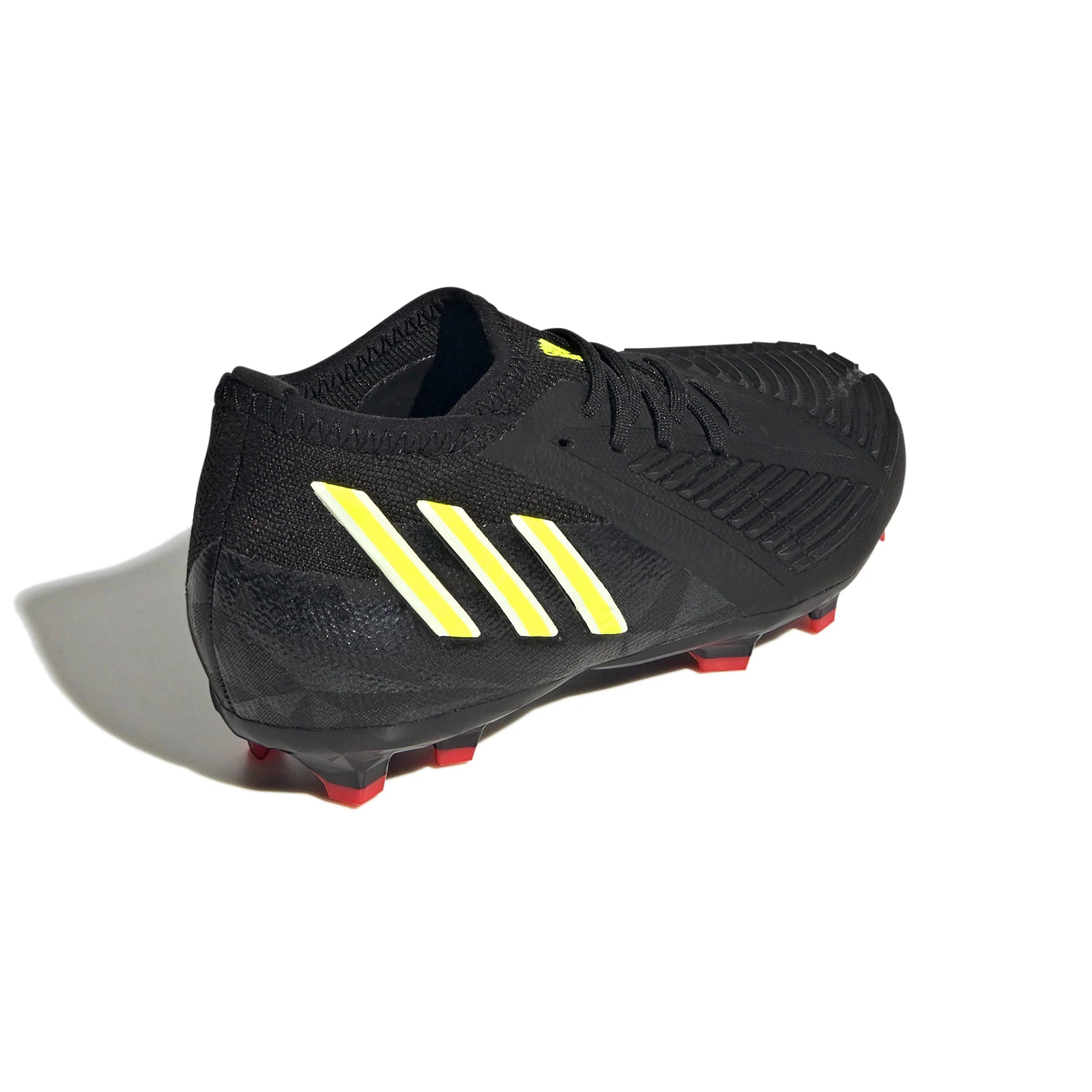 adidas Kids Predator Edge 1 FG J Soccer Cleats Black Yellow