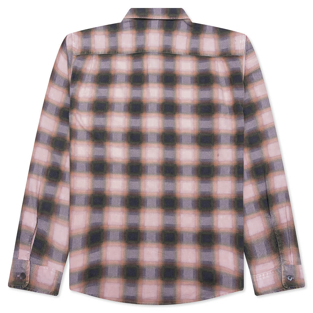 June Plaid Shirt Rose
