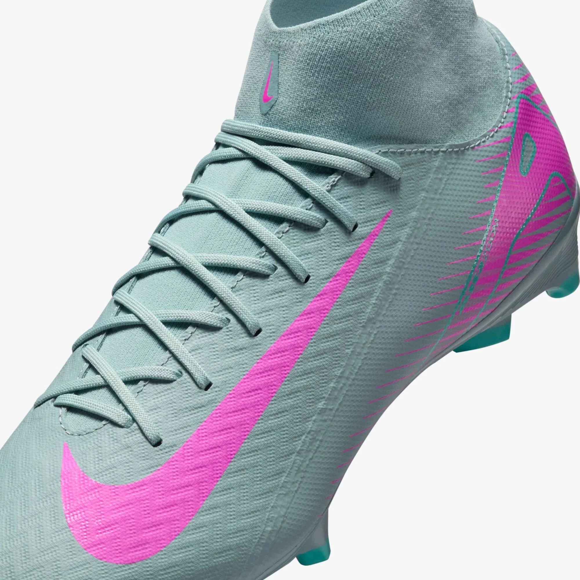Nike Zoom Mercurial Superfly 10 Academy FG MG Multi Ground Football Boots Ocean Cube Pink Blast