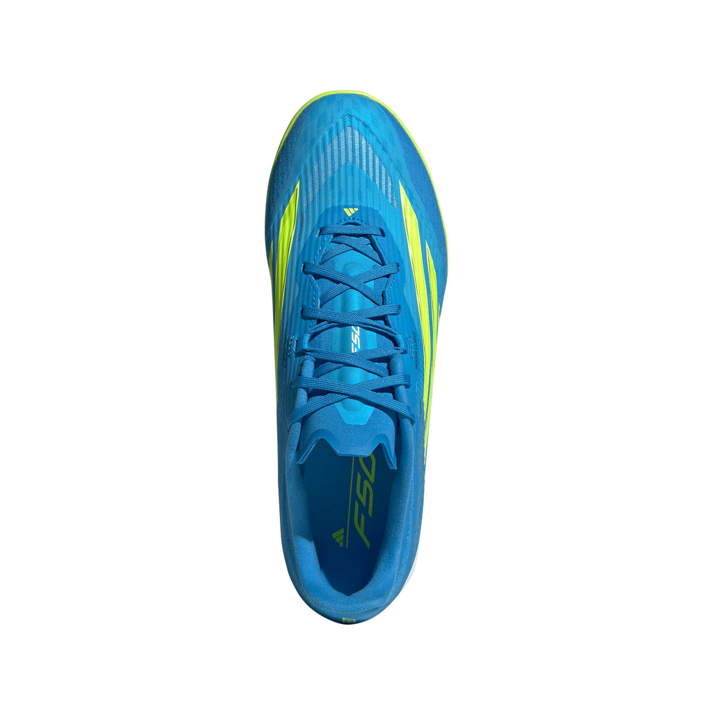 adidas F50 League IN Indoor Mens Soccer Shoes Blue Yellow Aqua