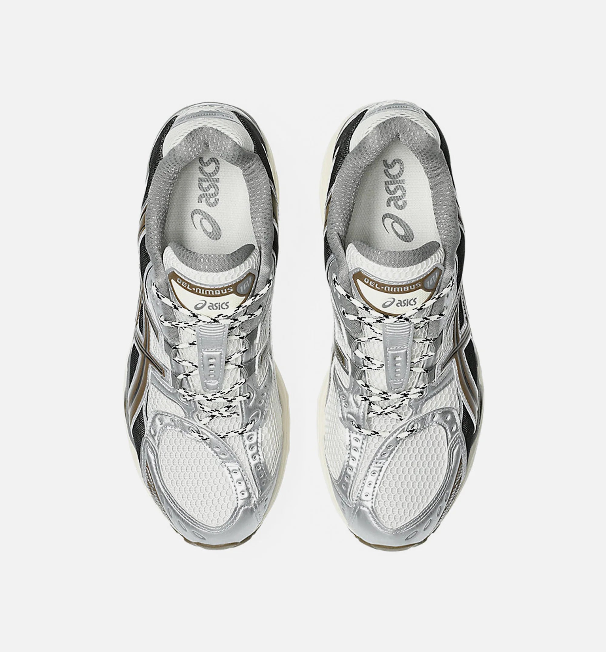 Gel Nimbus 101 Mens Lifestyle Shoe Cream Pure Silver