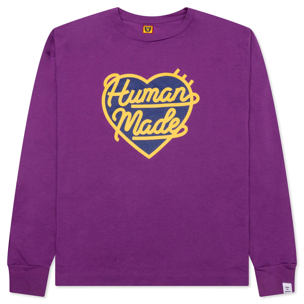 Graphic L S T Shirt 4 Purple