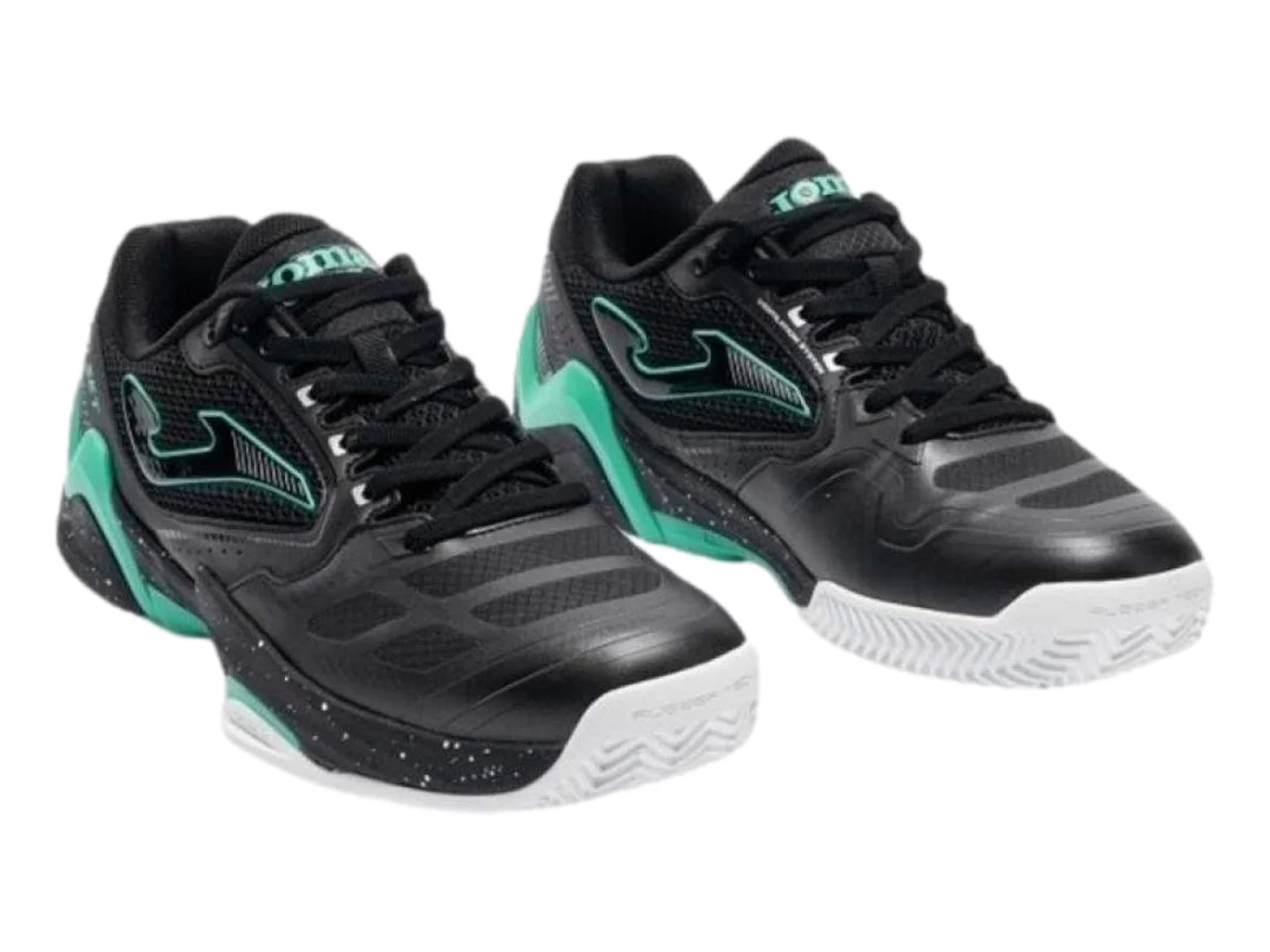 Tenis Joma Set Negro con Turquesa para Hombre