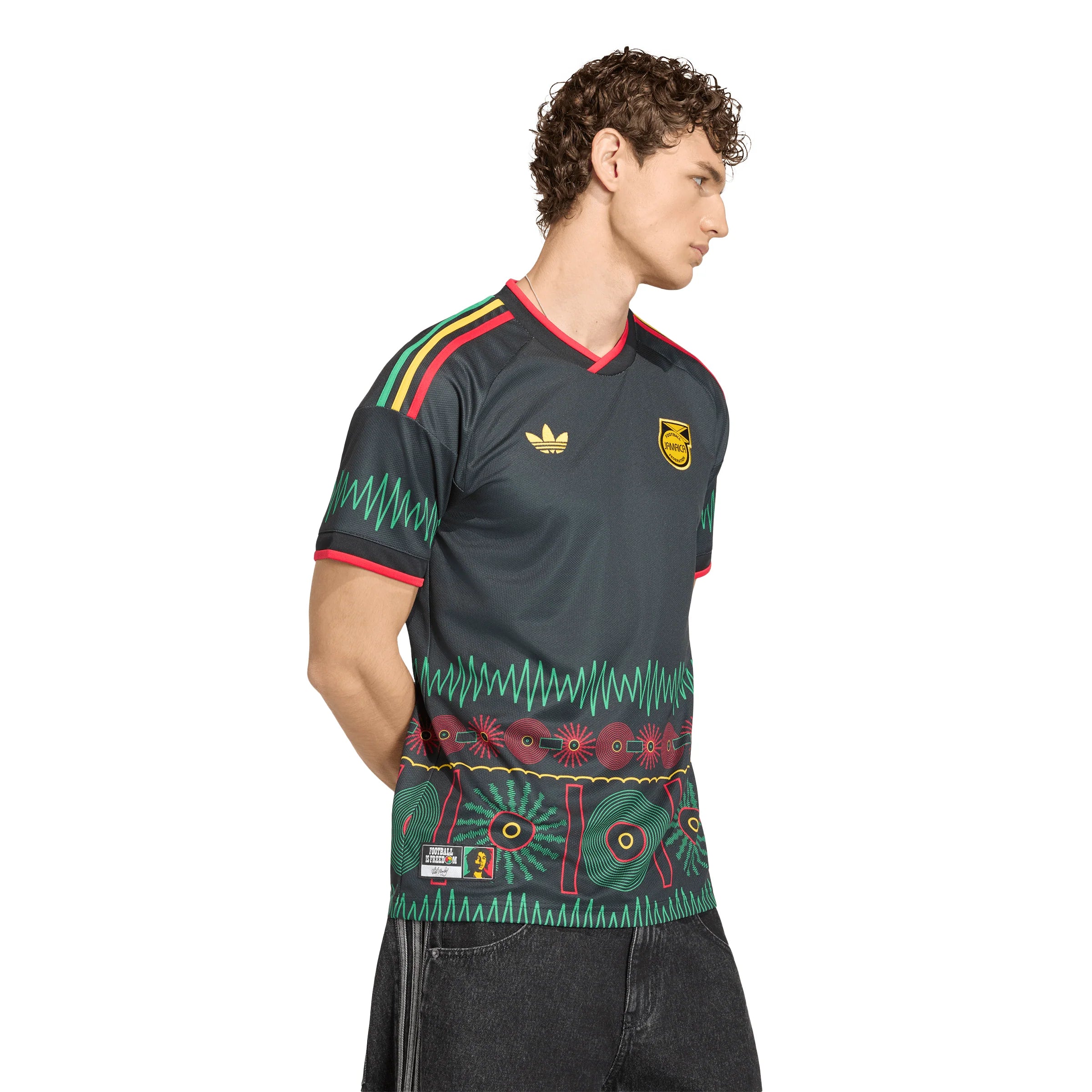 adidas Jamaica Away Mens Soccer Jersey 2026 Black