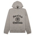 Heavy Fleece Vintage Shrunken Hoodie Heather Gray