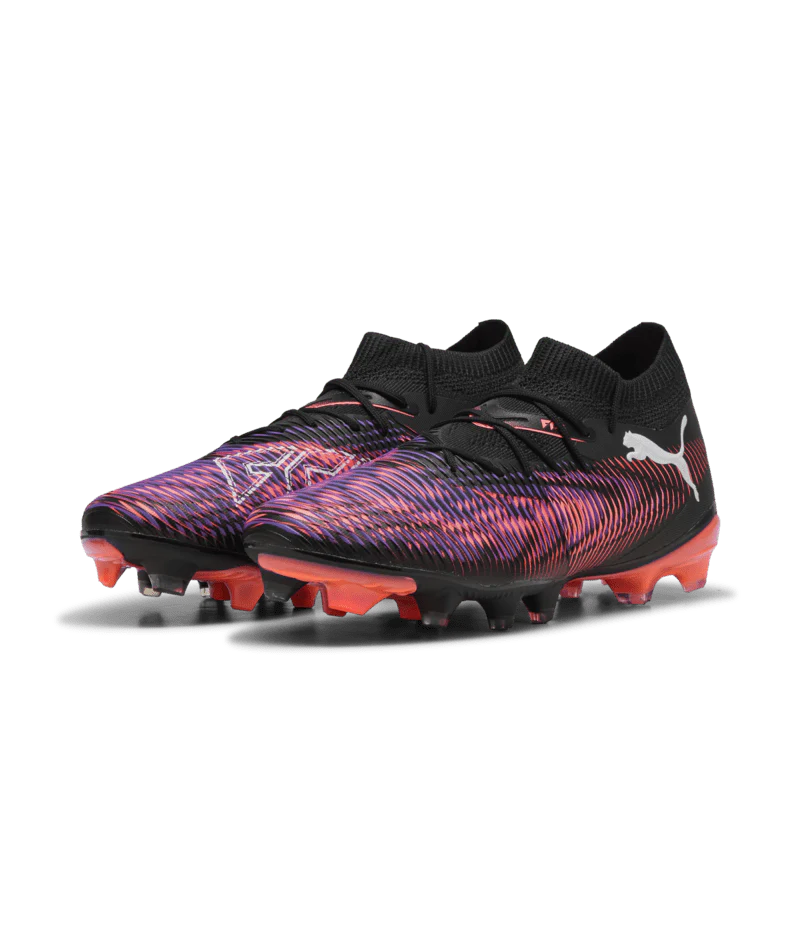 PUMA Future 8 Match FG AG Womens Multi Ground Soccer Cleats Black