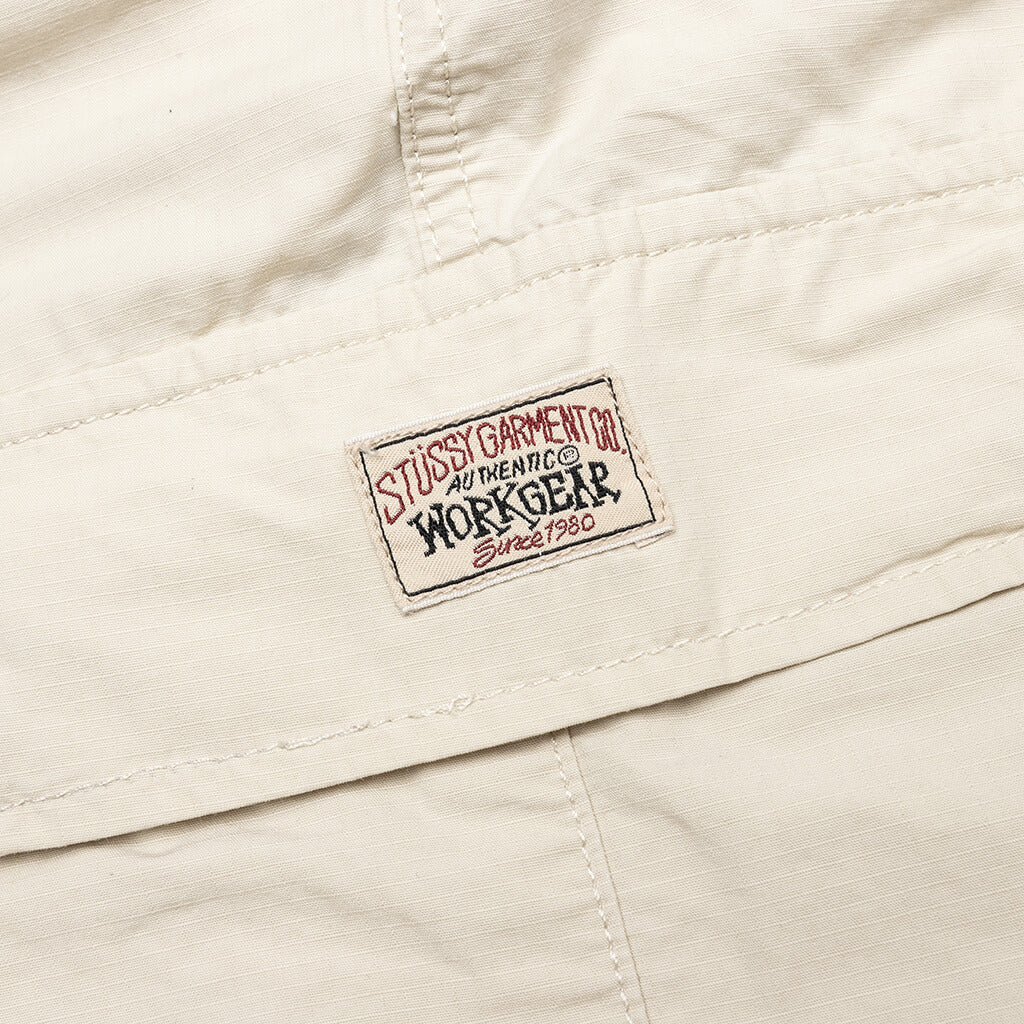Ripstop Cargo Beach Pant Cream