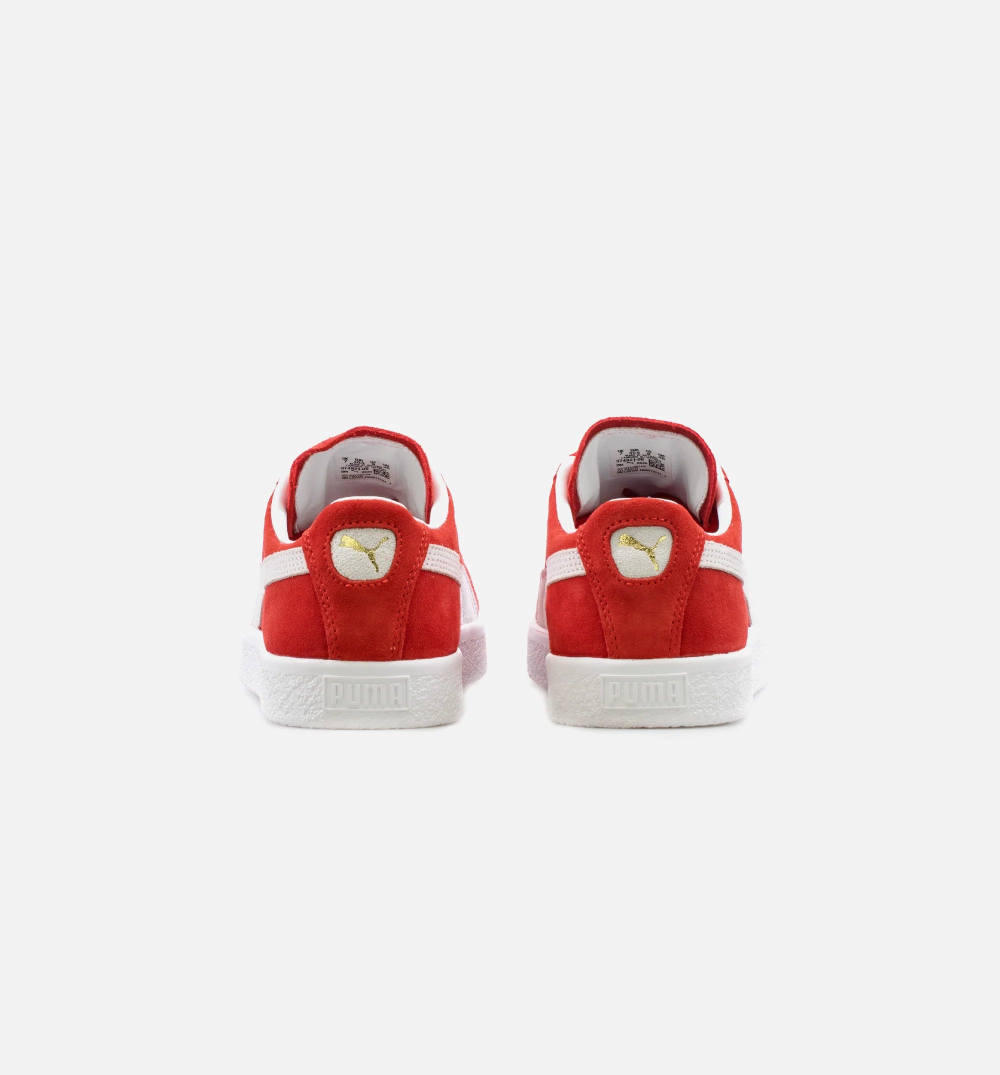 Suede VTG Mens Lifestyle Shoe Red White