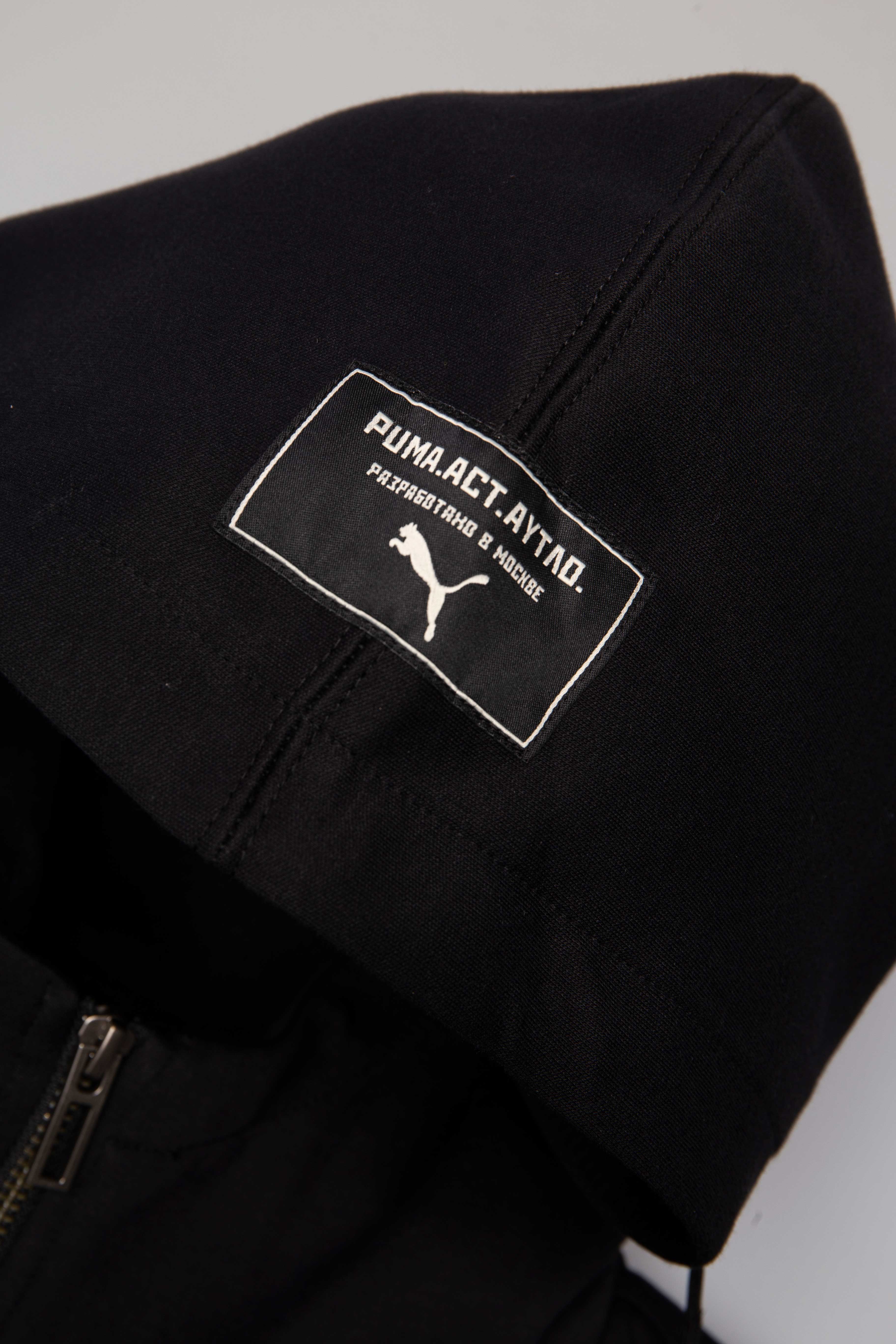 Puma X Outlaw O Moscow Mens Hoodie Black Black