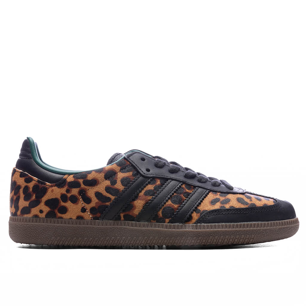 Womens Samba OG Core Black Collegiate Green Cream White