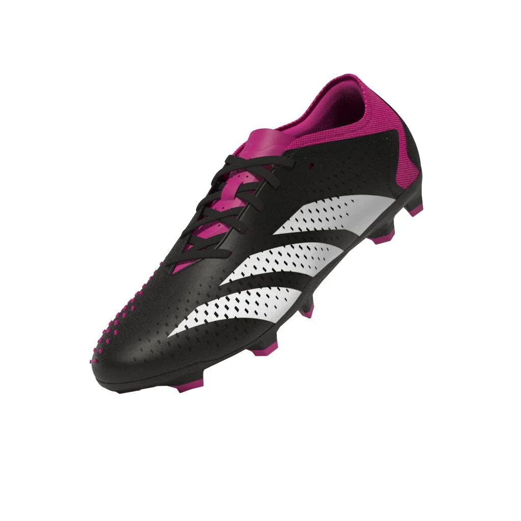 adidas Predator Accuracy3 Low FG Firm Ground Cleats Black White Pink