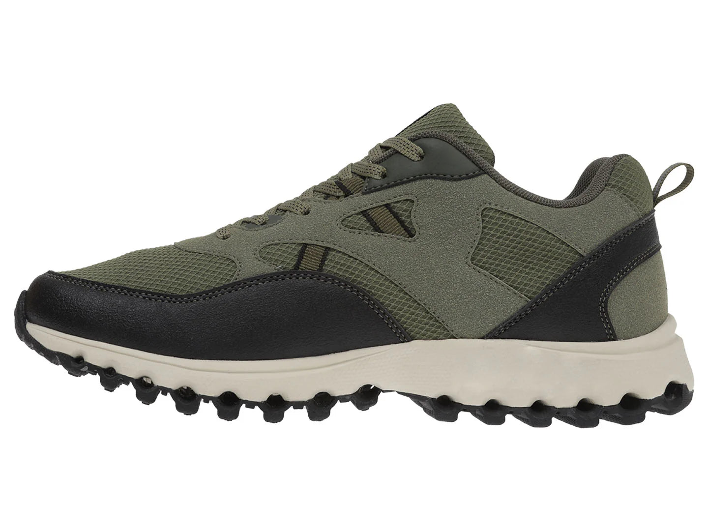 Tenis K SWISS Tubes Trail 200 Verde Oliva y Negro para Hombre