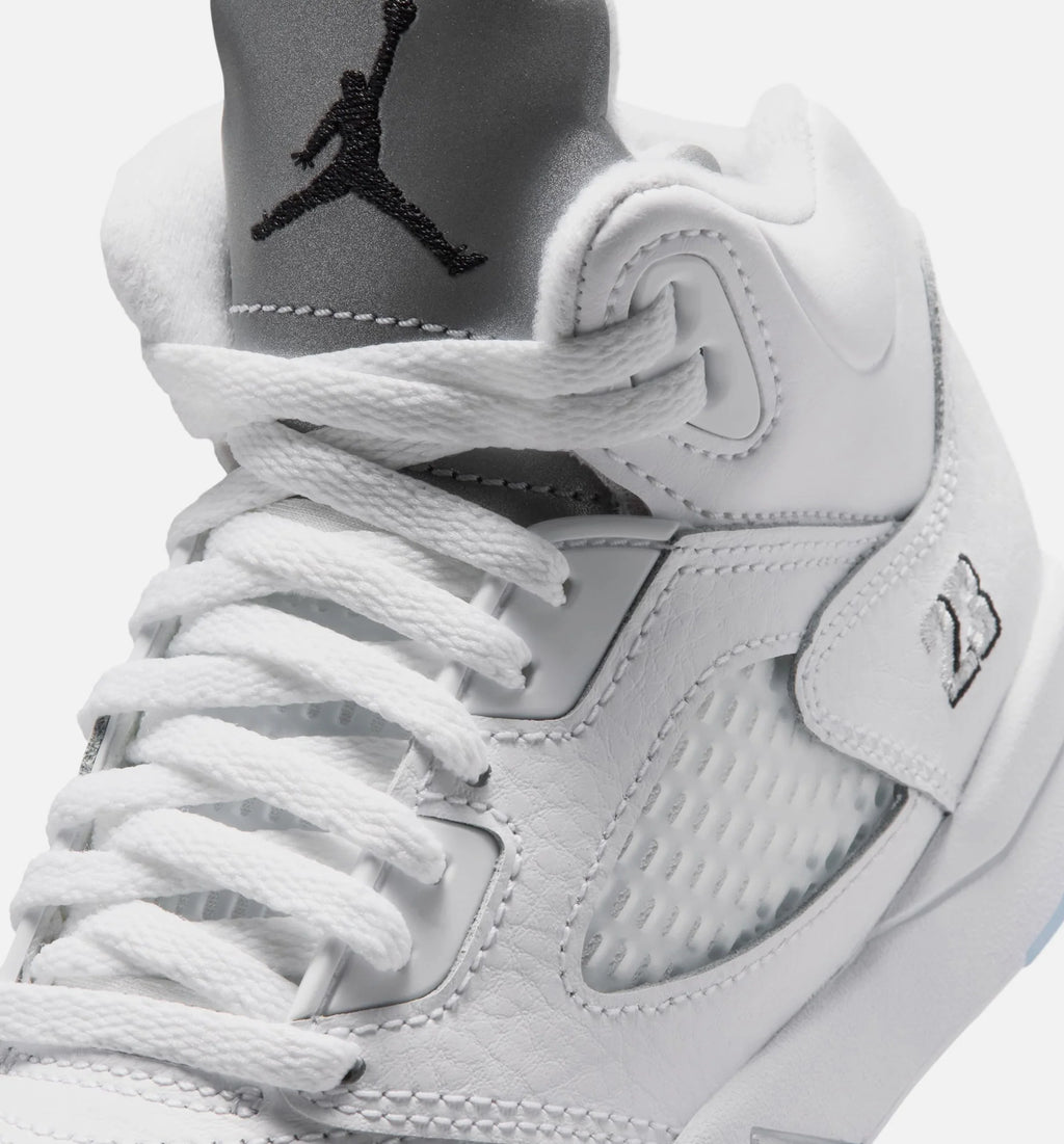 Air Jordan 5 Retro OG White Metallic Preschool Lifestyle Shoe White Black Metallic Silver Free Shipping