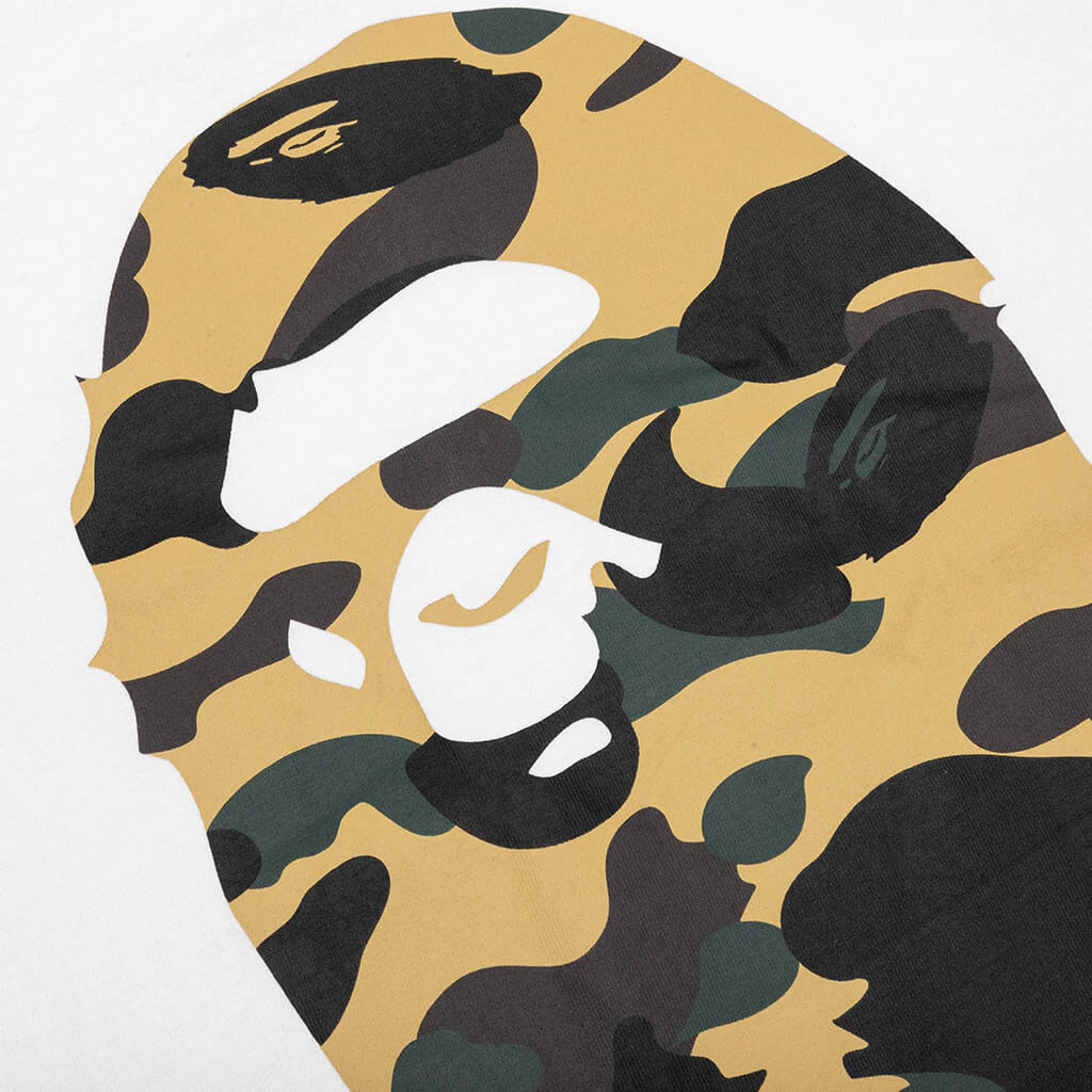 1st Camo By Bathing Ape Tee White Yellow