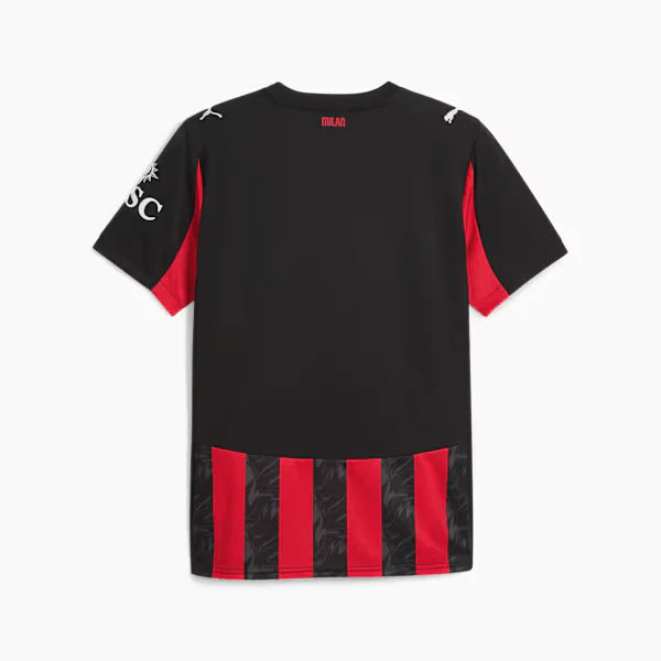 PUMA Mens AC Milan Home Jersey 25 Red Black