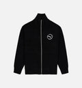 Lost Management Cities Fuzzy Mens Jacket Black White