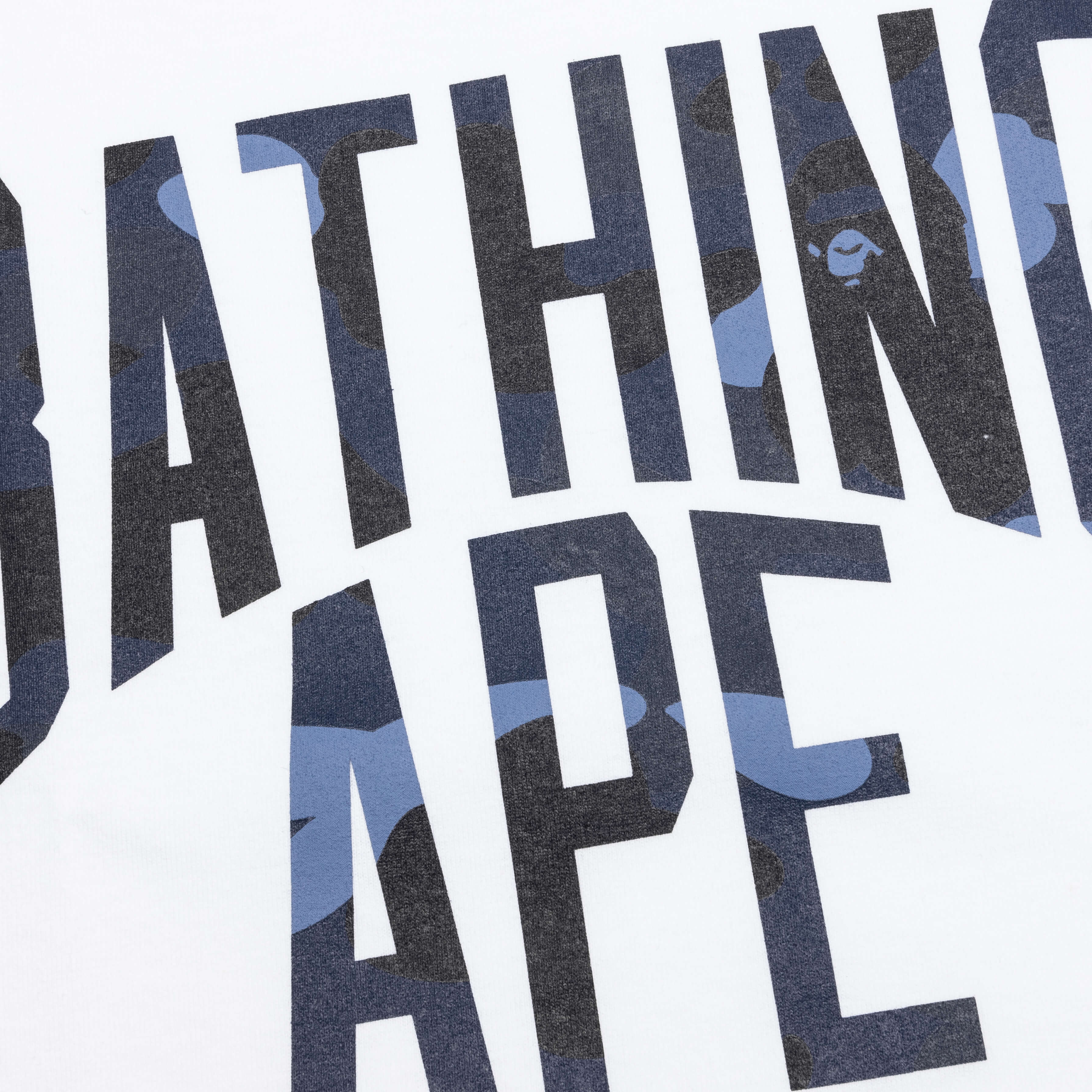 Color Camo Bathing Ape Tee White