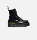 Jadon Polished Smooth Leather Mens Boot Black