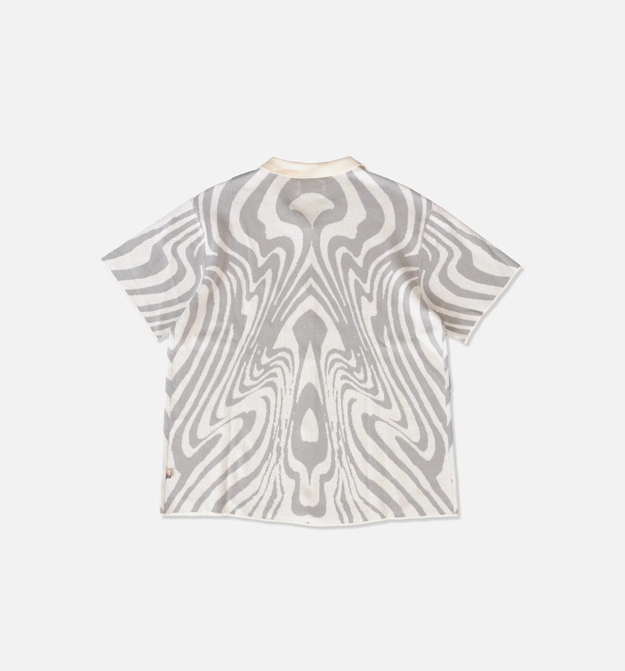 Dazed Button Up Mens Shirt Bone Beige