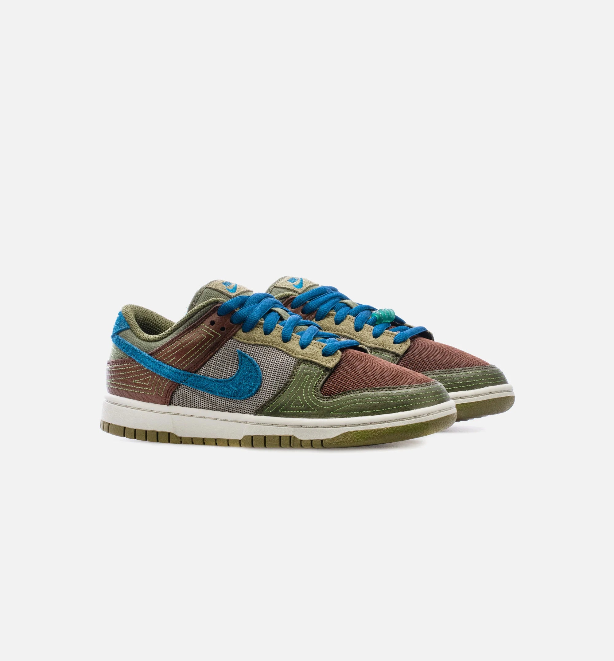 Dunk Low NH Cacao Wow Mens Lifestyle Shoe Green Brown Blue
