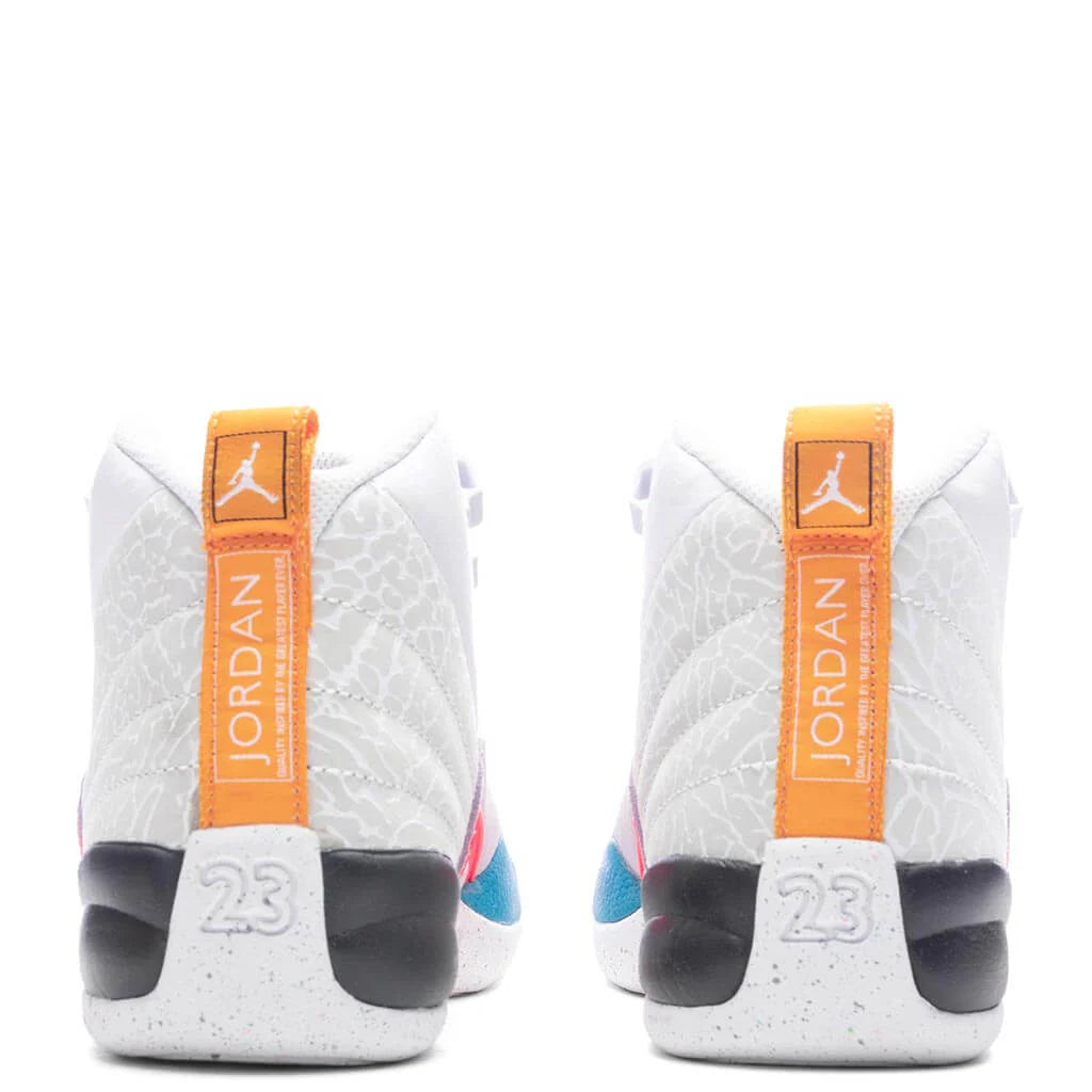Air Jordan 12 Retro GS White Vapor Green Photon Dust