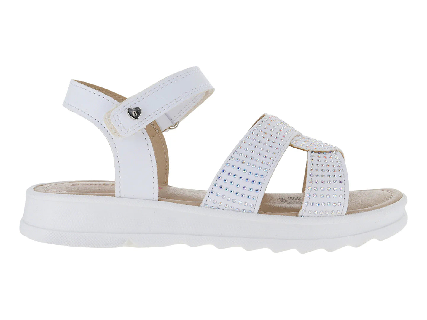 Sandalias Teen Bambino Blancas para Niña