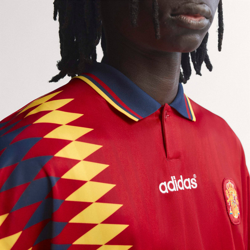 adidas Spain Home 1994 Mens Soccer Jersey Red