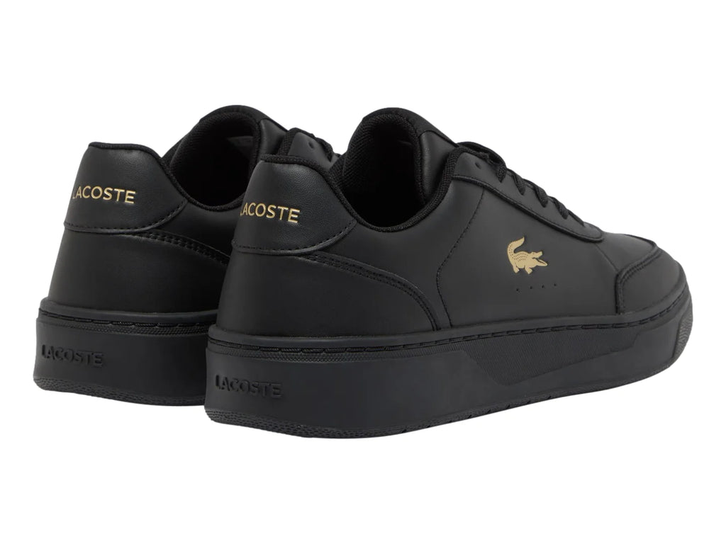 Tenis Lacoste Court Pro Negro y Dorado para Hombre