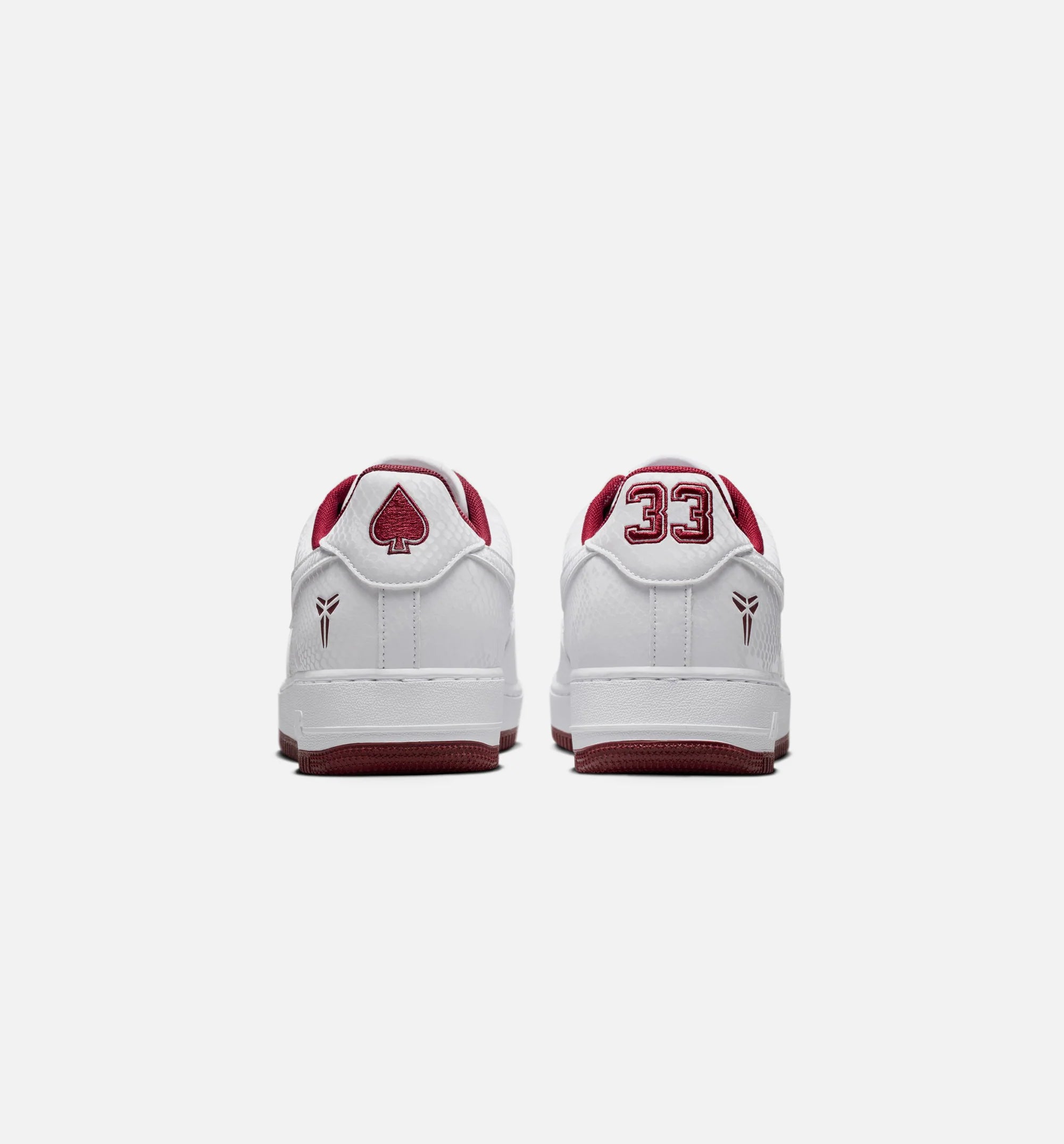 Kobe Air Force 1 Low Merion Mens Lifestyle Shoe White Team Red Team Red White
