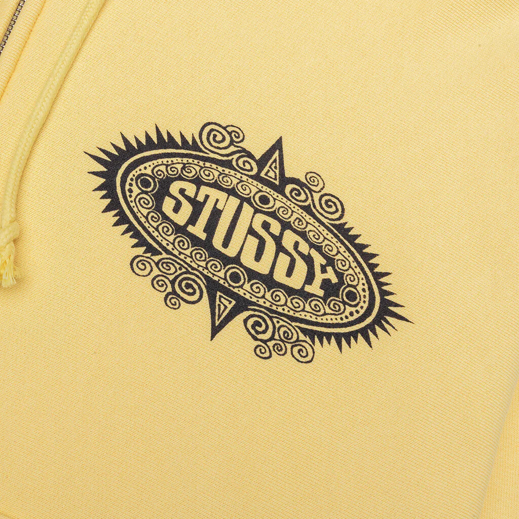 Mantra Zip Hoodie Yellow
