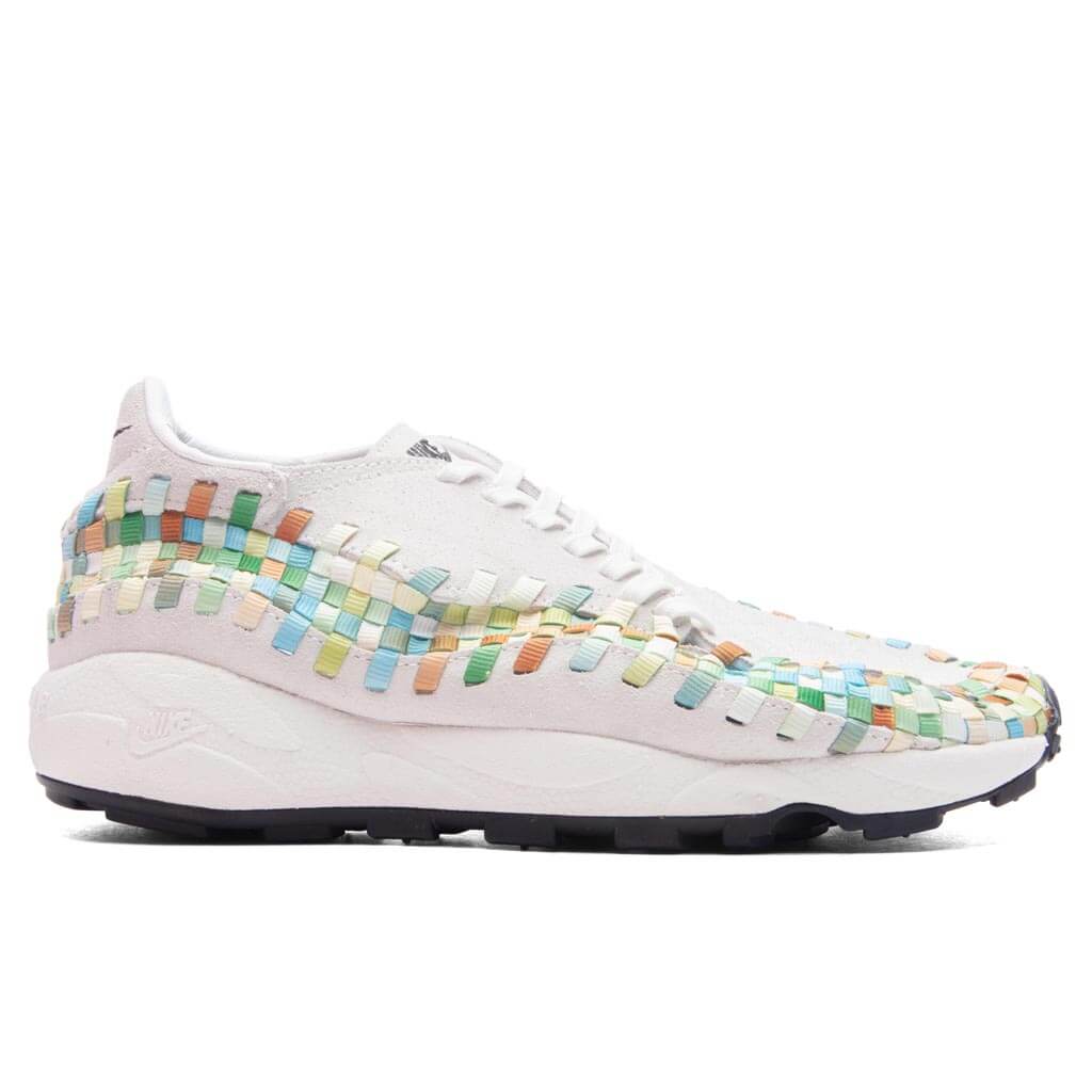 Womens Air Footscape Woven Summit White Black Multi Color