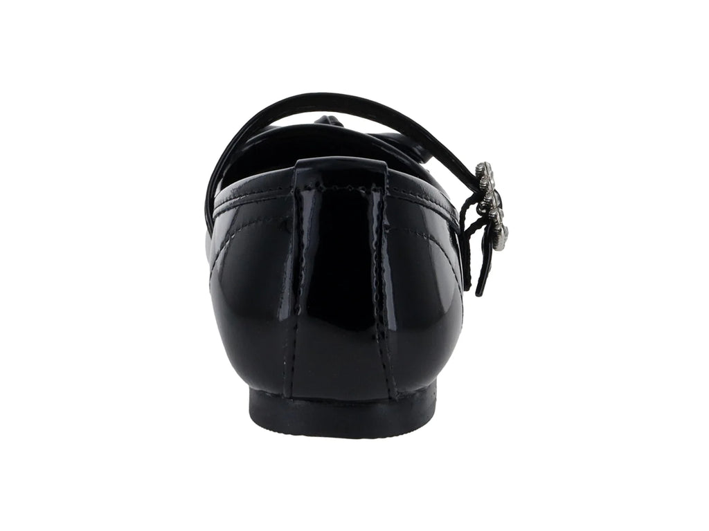 Zapatos Ballerinas Roze Negro de Charol para Niña
