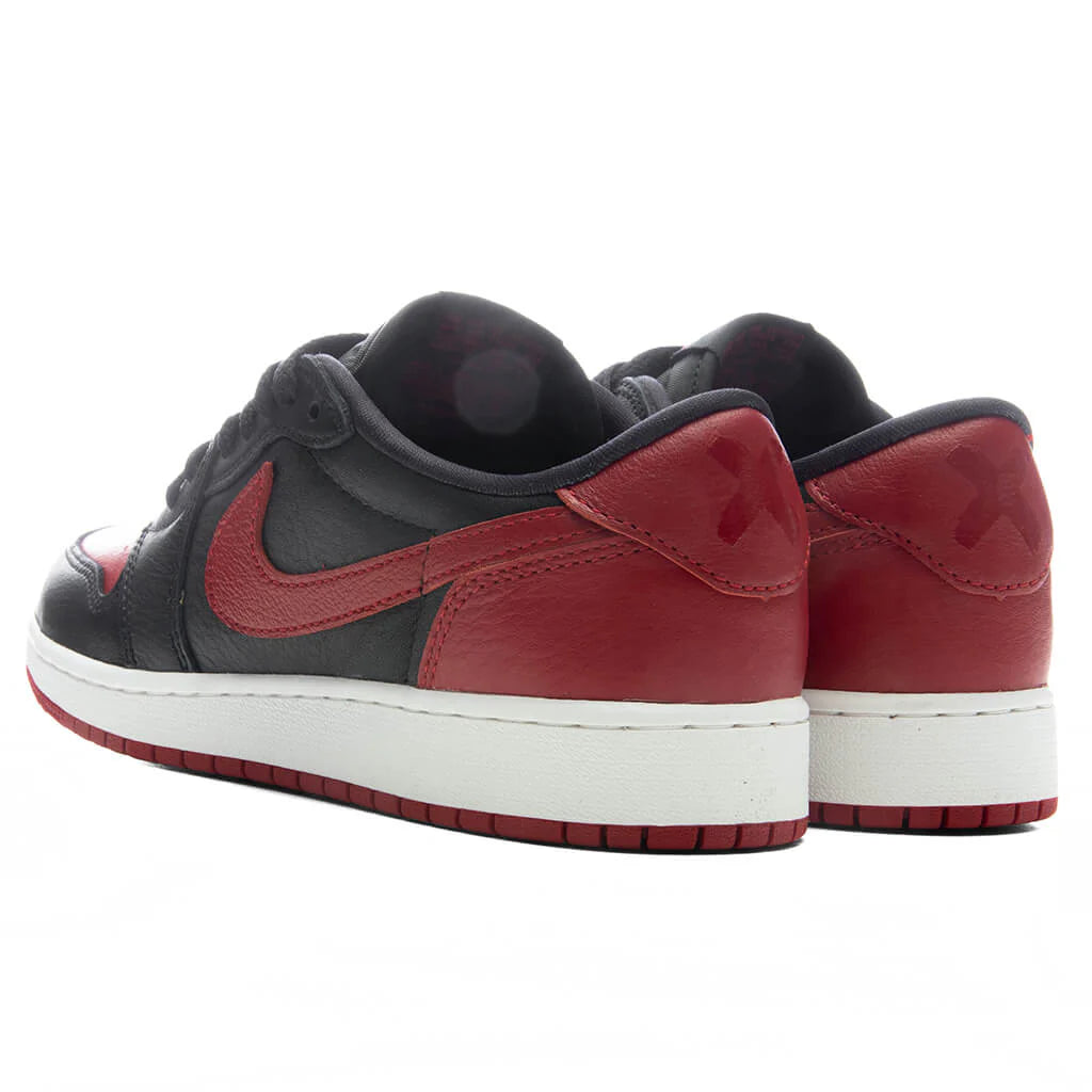 Air Jordan 1 Retro Low OG Banned GS Black Varsity Red Summit White