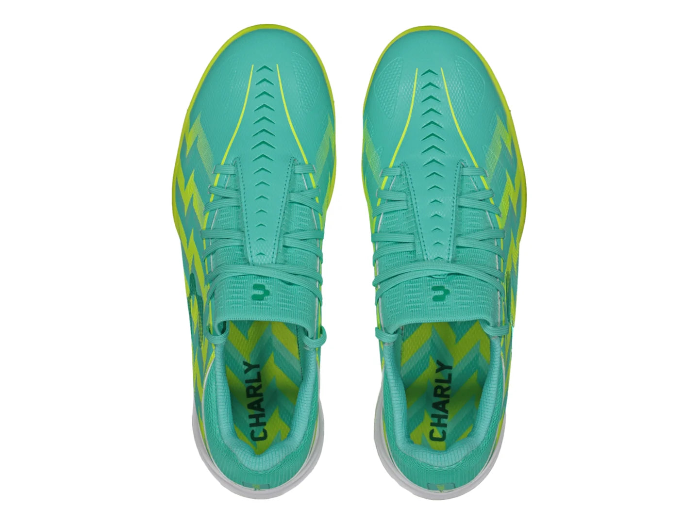 Tenis de Fútbol Charly Turf Turquesa y Amarillo para Hombre