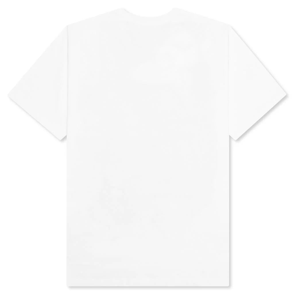 Overprinted Ape Head Tee White