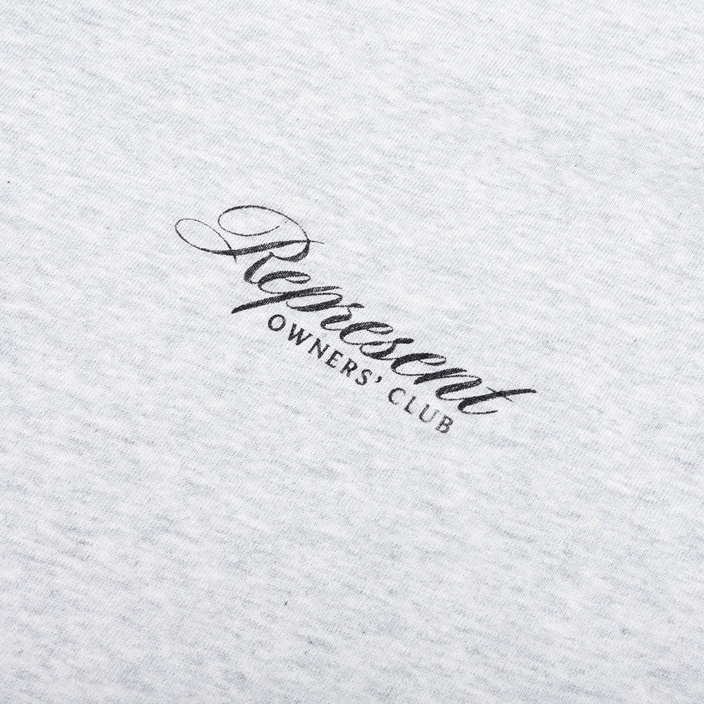 Owners Club Script T Shirt Cream Marl