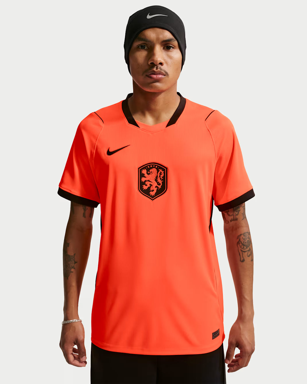 Nike Netherlands Home Mens Jersey 2026 Hyper Crimson Black
