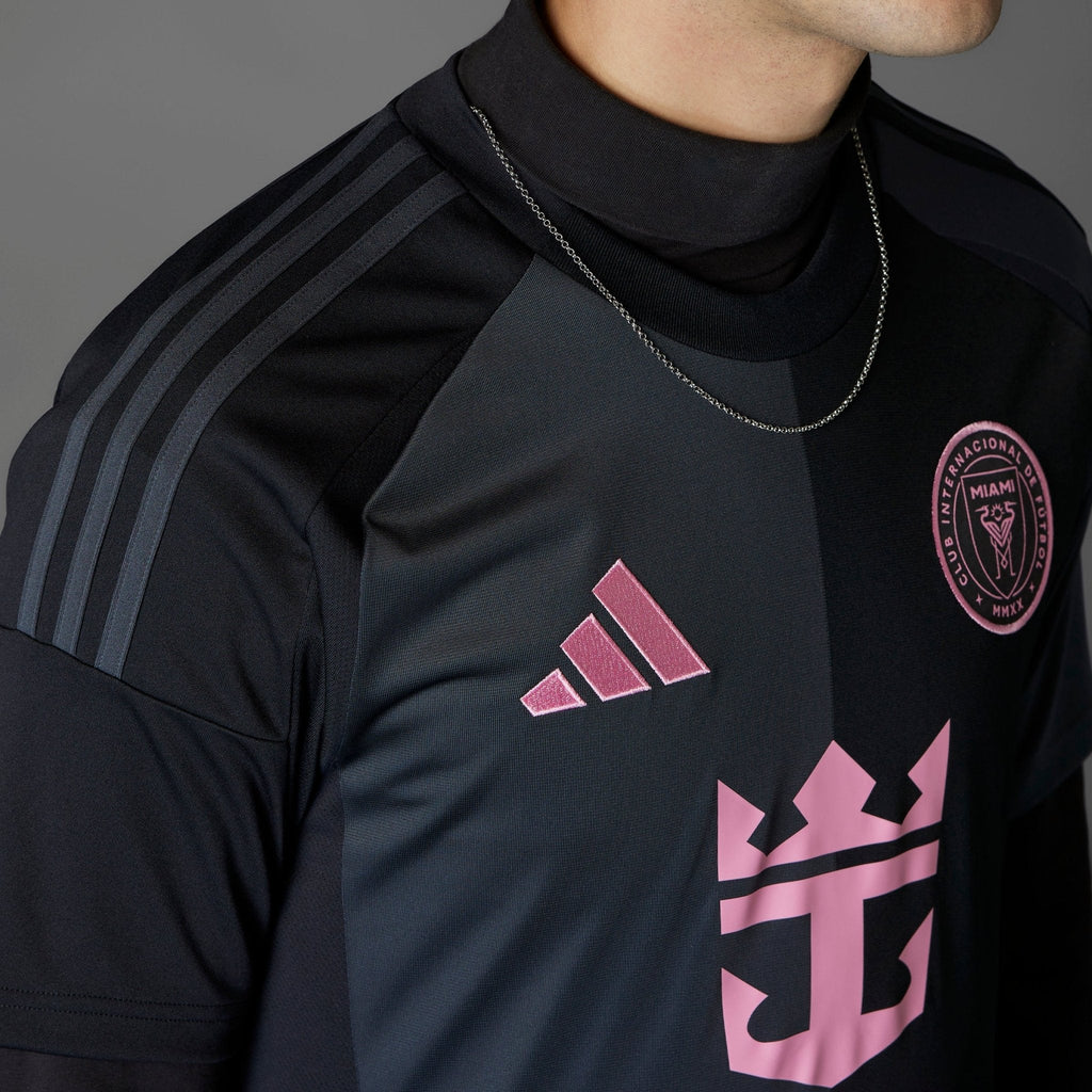 adidas Mens Inter Miami CF Away Jersey 25 26 Black