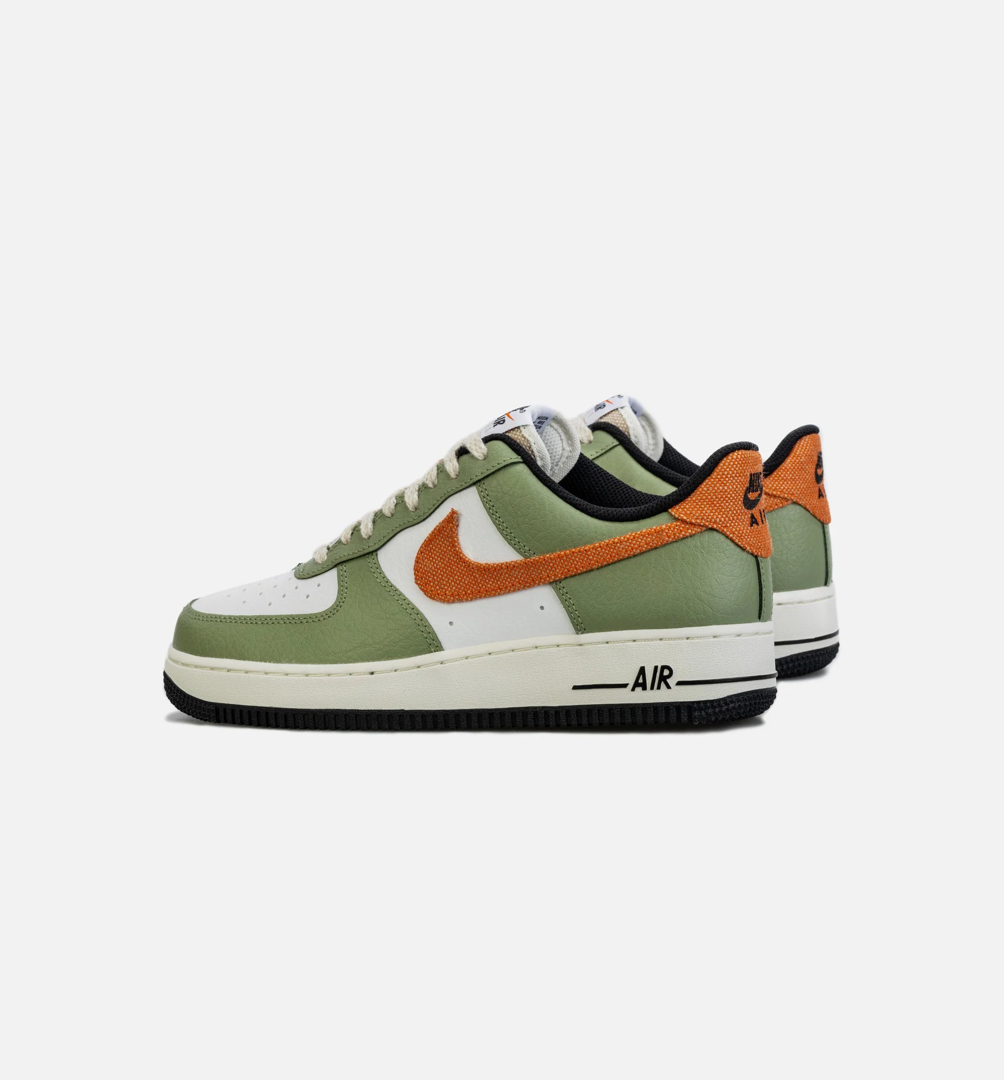 Air Force 1 07 Oil Green Mens Lifestyle Shoe Green Orange