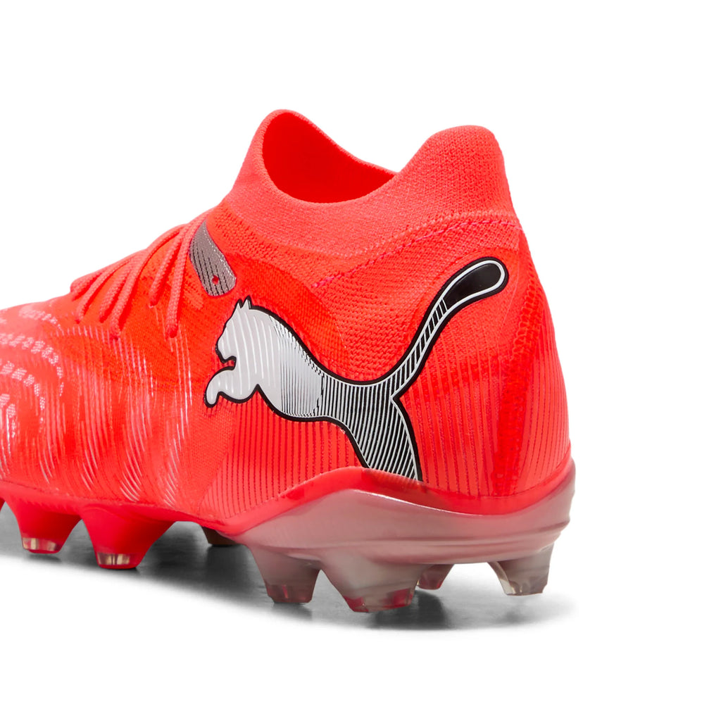 PUMA Future 9 Match FG AG Firm Multi Ground Mens Soccer Cleats Red White Black