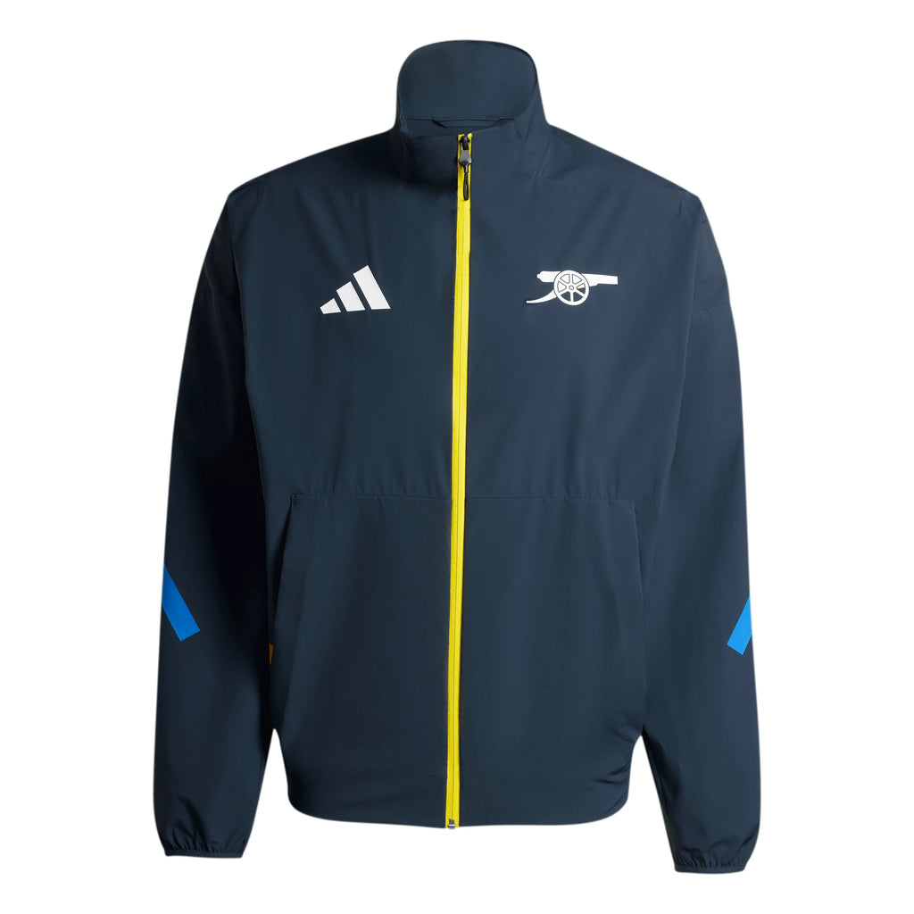 adidas Arsenal FC ZNE Anthem Mens Soccer Jacket Night Navy