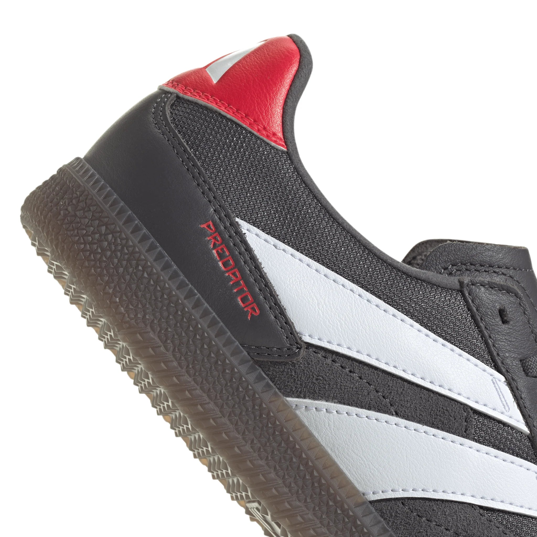 adidas Predator Freestyle Indoor Soccer Shoes Grey Strata White Lucid Red